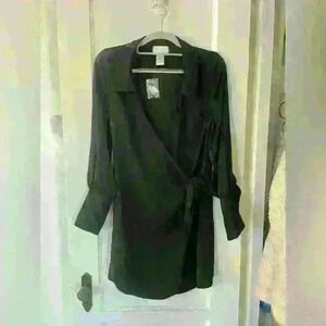 Van De Vort VDV Black Wrap Dress XS/S